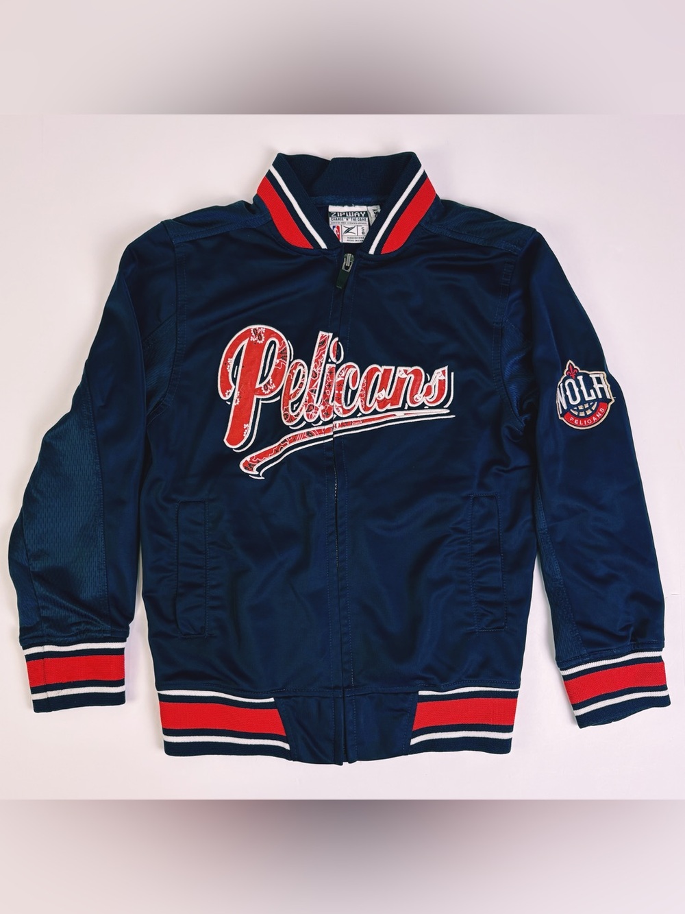 Zipway New Orleans Pelicans Jacket Youth S
8 NBA Full Zip Navy NOLA